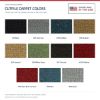 ACC Cutpile color options for this listing - Proudly Made in the USA