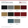 ACC Cutpile color options for this listing - Proudly Made in the USA
