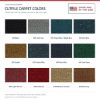ACC Cutpile color options for this listing - Proudly Made in the USA
