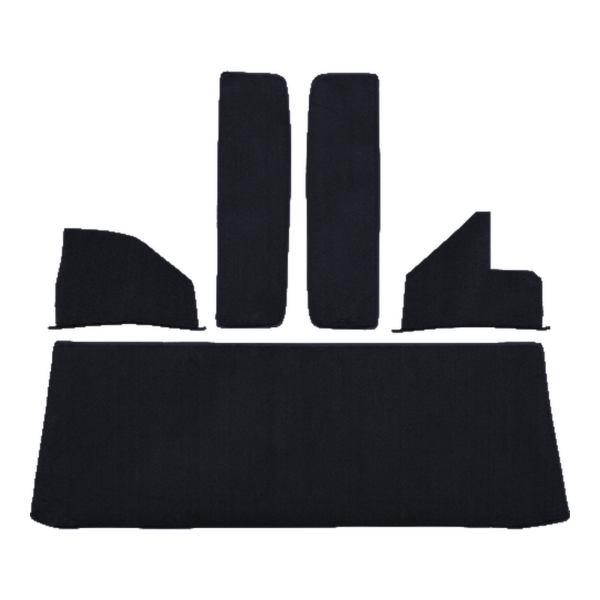 Picture of 1955-1958 Chevrolet Truck Rear Cab Wall, Door & Kick Panels Carpet Kit, Loop - 5 Piece