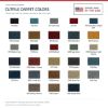 ACC Cutpile color options for this listing - Proudly Made in the USA