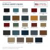 ACC Cutpile color options for this listing - Proudly Made in the USA