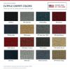 ACC Cutpile color options for this listing - Proudly Made in the USA