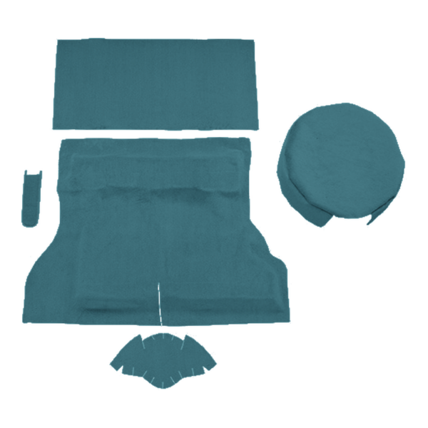 Picture of 1981-1983 American Motors Eagle SX4 2DR Lift Back Cargo Area Carpet Kit, Molded Cutpile - 5 Piece