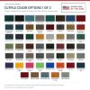 ACC Cutpile color options 1-53 of 105, available for this listing as a Cutpile option at no extra charge - Proudly Made in the USA