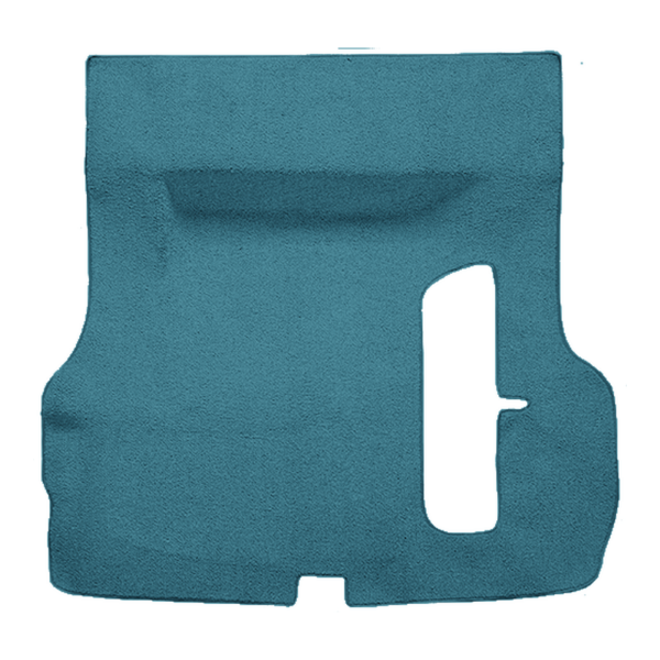 Picture of 1955-1957 Chevrolet Bel Air 2DR/4DR Hardtop/Sedan with Spare Tire Cutout Molded Trunk Area Carpet Kit, Molded Loop - 1 Piece