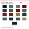 ACC Cutpile color options for this listing - Proudly Made in the USA