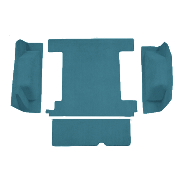 Picture of 1966-1973 Ford Bronco 1 Gas Tank with Tailgate Lock Cargo Area Carpet Kit, Molded Loop - 4 Piece