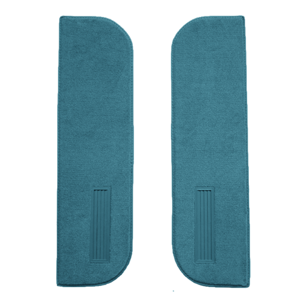 Picture of 1973 GMC C15/C1500 Pickup Door Panel Inserts on Cardboard w/Vents Carpet Kit, Loop - 2 Piece