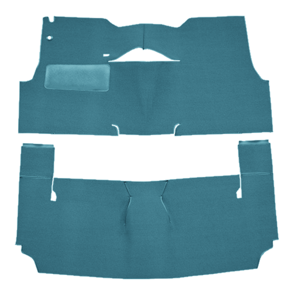 Picture of 1956 Chevrolet Bel Air 2DR Hardtop Bench Seat Carpet Kit, Loop - 2 Piece