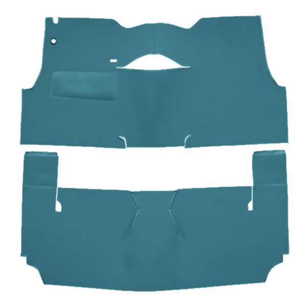 Picture of 1956 Chevrolet Bel Air 2DR Convertible Bench Seat Carpet Kit, Loop - 2 Piece
