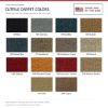 ACC Cutpile color options for this listing - Proudly Made in the USA