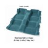 Representative illustration of 1974-1984 Cadillac Fleetwood 4DR Limousine Complete Cutpile Molded Carpet - 3 Piece in 802 Blue. Actual product may vary.