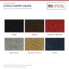 ACC Cutpile color options for this listing - Proudly Made in the USA