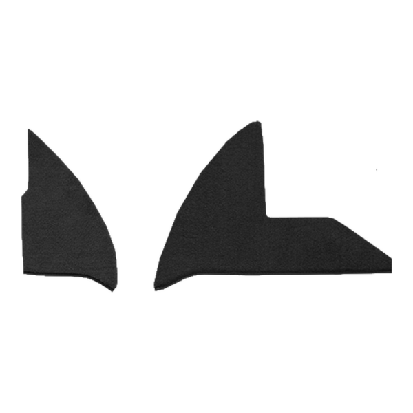 Picture of 1972-1973 Dodge D100 Pickup Kick Panel Inserts with Cardboard Carpet Kit, Loop - 2 Piece