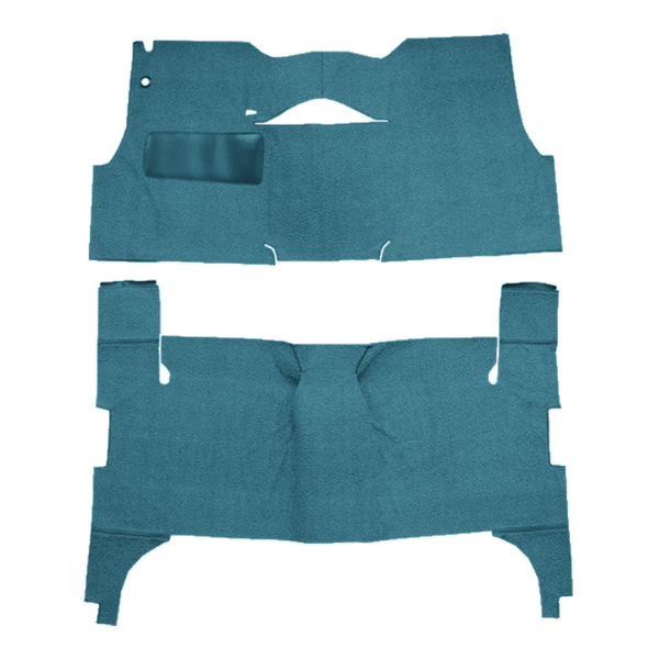 Picture of 1956 Chevrolet Bel Air 4DR Sedan Bench Seat Carpet Kit, Loop - 2 Piece