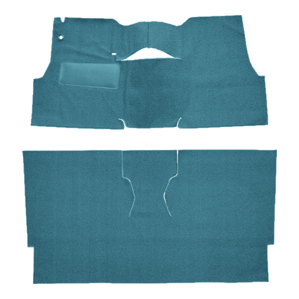 Picture of 1956 Chevrolet Bel Air 2DR Sedan Bucket Seat Carpet Kit, Loop - 2 Piece