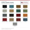ACC Cutpile color options for this listing - Proudly Made in the USA