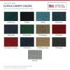 ACC Cutpile color options for this listing - Proudly Made in the USA