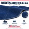 ACC cut and sewn carpet in original-style materials with finished vinyl or serge-bound edges per application - illustrative detail - Proudly Made in the USA