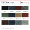 ACC Cutpile color options for this listing - Proudly Made in the USA