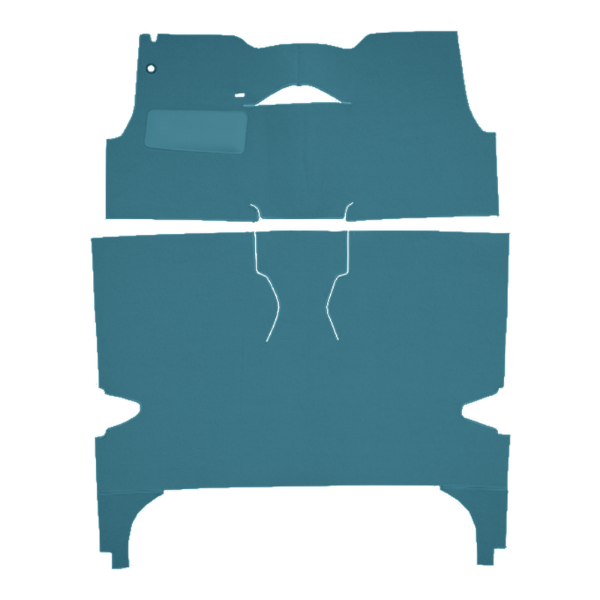 Picture of 1956 Chevrolet Bel Air 4DR Hardtop Bucket Seat Carpet Kit, Loop - 2 Piece