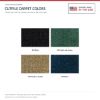 ACC Cutpile color options for this listing - Proudly Made in the USA