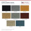 ACC Cutpile color options for this listing - Proudly Made in the USA