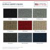 ACC Cutpile color options for this listing - Proudly Made in the USA