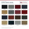 ACC Cutpile color options for this listing - Proudly Made in the USA