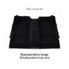Representative illustration of 1983-1984 Chrysler Executive Sedan Limousine Front Pass Area Cutpile Molded Carpet - 1 Piece in 801 Black. Actual product may vary.