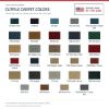 ACC Cutpile color options for this listing - Proudly Made in the USA