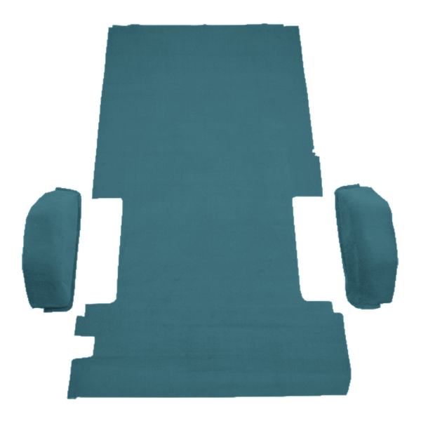 Picture of 1979-1995 GMC G2500 Long Van Rear Fits 127 Wheel Base Cargo Area Carpet Kit, Molded Cutpile - 3 Piece
