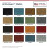 ACC Cutpile color options for this listing - Proudly Made in the USA