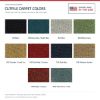 ACC Cutpile color options for this listing - Proudly Made in the USA