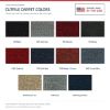 ACC Cutpile color options for this listing - Proudly Made in the USA