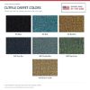 ACC Cutpile color options for this listing - Proudly Made in the USA