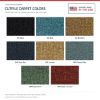 ACC Cutpile color options for this listing - Proudly Made in the USA