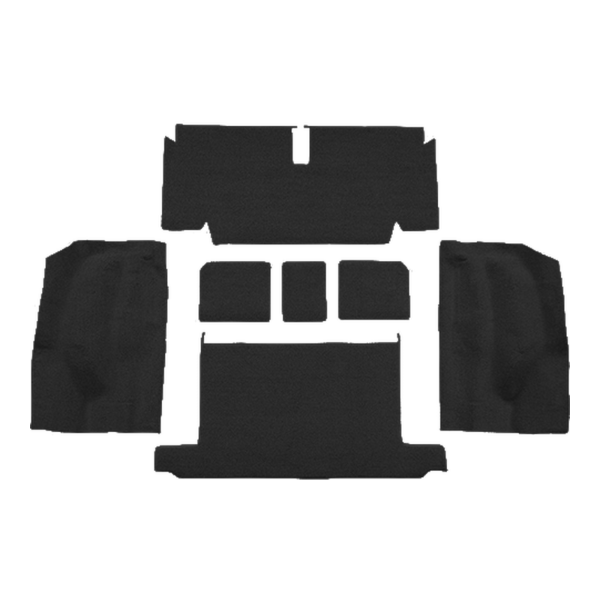 Picture of 1971-1972 Chevrolet Corvette Roadster Rear without Pad Carpet Kit, Molded Cutpile - 7 Piece