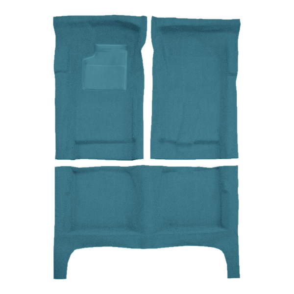 Picture of 1967-1969 Ford Thunderbird 4DR with Console Carpet Kit, Molded Loop - 3 Piece