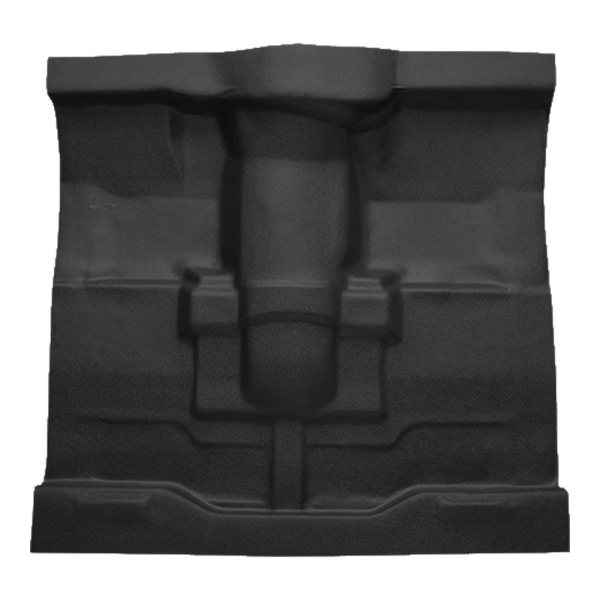 Illustration of 1976-1986 Jeep CJ7 ACC passenger area vinyl flooring in #16 Black, digitally recolored from the ACC supplier photo