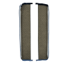 Illustration of 1961-1962 Chevrolet Impala ACC Tuxedo door panel inserts in 1076 Fawn - actual product may vary