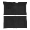 Illustration of 1961-1964 Chevrolet Impala ACC Cutpile molded carpet in 801 Black, digitally recolored from the ACC supplier photo