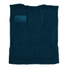 Illustration of 1974 Dodge D300 Pickup Ext Cab 2WD 4spd Cutpile Molded Carpet - 1 Piece in 7879 Blue, digitally recolored from the ACC supplier photo.