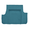 Illustration of 1962-1967 Chevrolet Chevy II 2DR/4DR Molded Trunk Area Loop Molded Carpet - 1 Piece in 09 Medium Blue, digitally recolored from the ACC supplier photo.