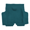 Illustration of 1971-1972 Chevrolet Nova 2DR/4DR Molded Trunk Area Loop Molded Carpet - 1 Piece in 17 Bright Blue, digitally recolored from the ACC supplier photo.