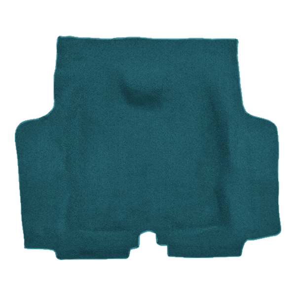 Illustration of 1971-1972 Chevrolet Nova 2DR/4DR Molded Trunk Area Loop Molded Carpet - 1 Piece in 17 Bright Blue, digitally recolored from the ACC supplier photo.
