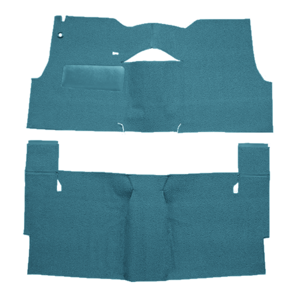 Picture of 1955 Chevrolet Two-Ten Series 2DR Sedan Bench Seat Carpet Kit, Loop - 2 Piece