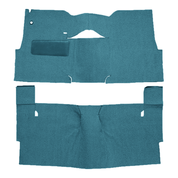 Picture of 1957 Chevrolet Two-Ten Series 2DR Sedan Bench Seat Carpet Kit, Loop - 2 Piece