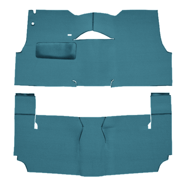 Picture of 1955 Chevrolet Two-Ten Series 2DR Hardtop Bench Seat Carpet Kit, Loop - 2 Piece